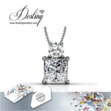 Destiny Jewellery Crystal From Swarovski Snowman Pendant & Necklace